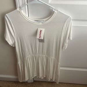 Dressy white t-shirt